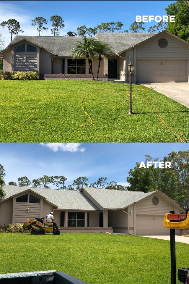 Birdies Pressure Cleaning Services Before and After Fort Myers, FL